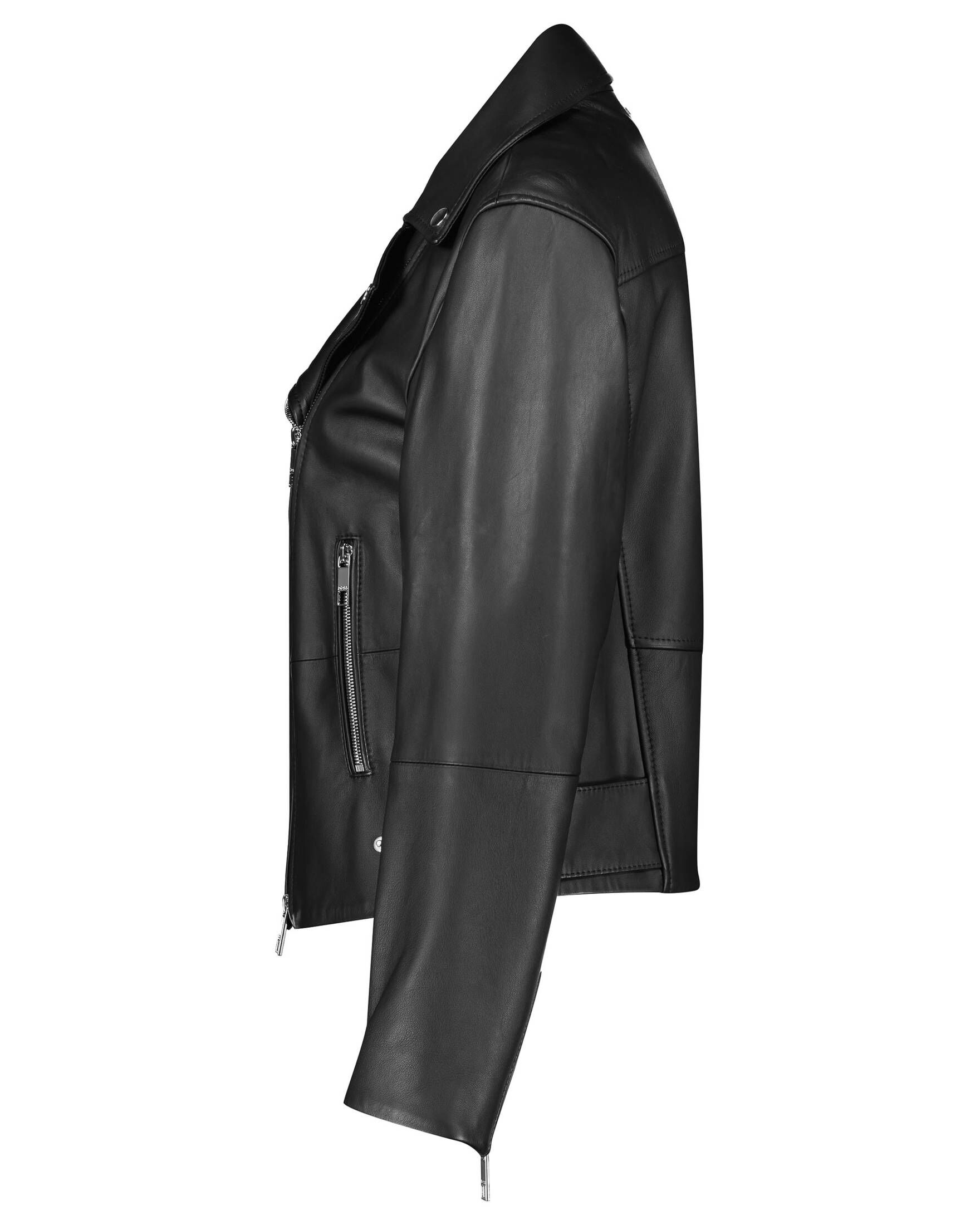 BOSS| Damen Lederjacke SAJINA Slim Fit