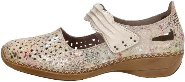 Rieker -Dames multicolor ballerina's & mocassins