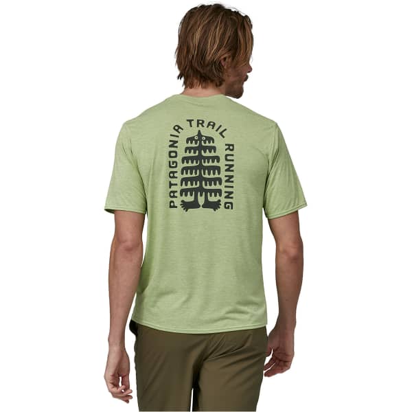 T-shirt randonnée PATAGONIA M'S CAP COOL DAILY GRAPHIC SHIRT - LANDS TREE TROTTER: SALVIA GREEN X-DYE TREE TROTTER: SALVIA GREEN X-DYE