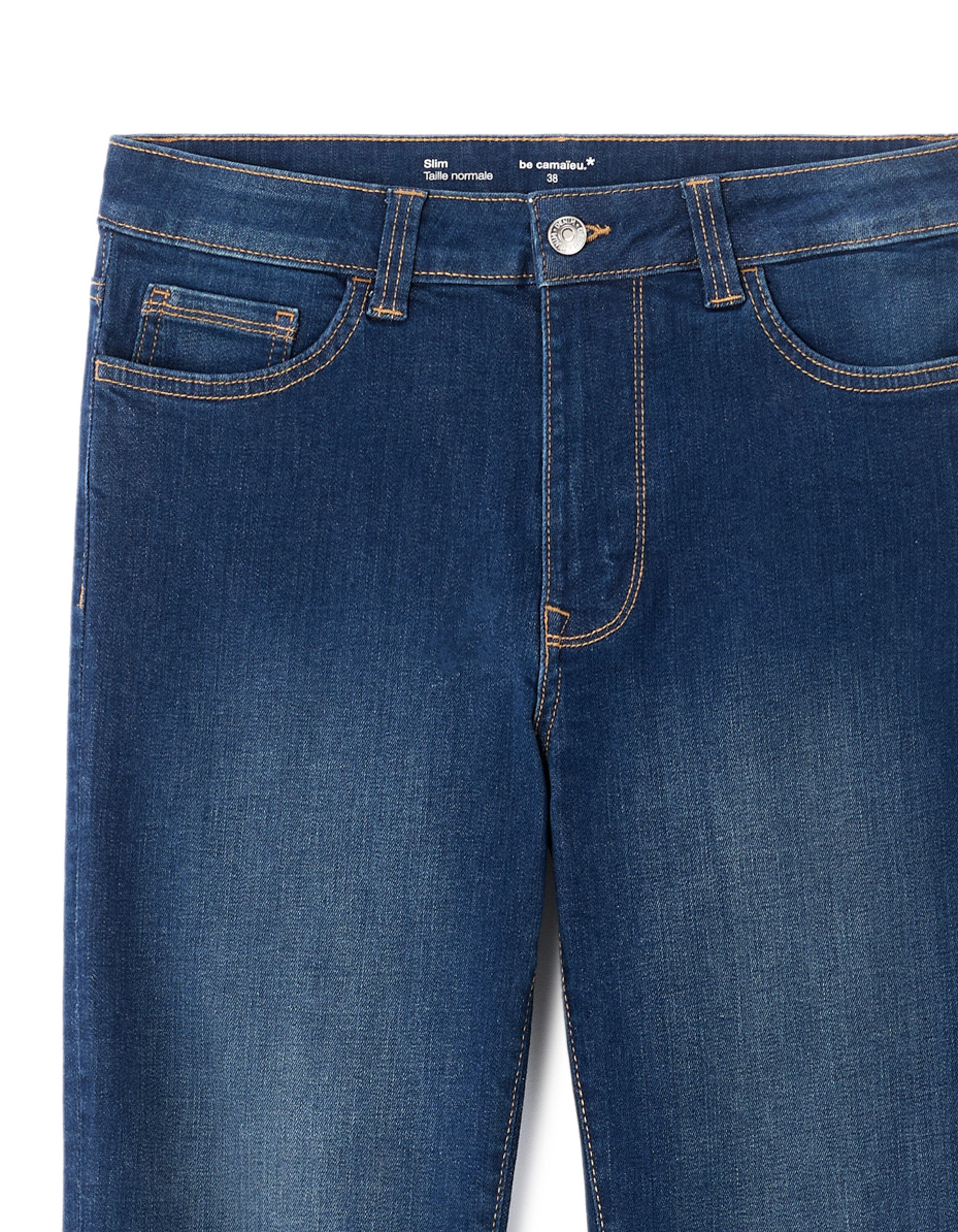 Jean slim coton stretch - bleu