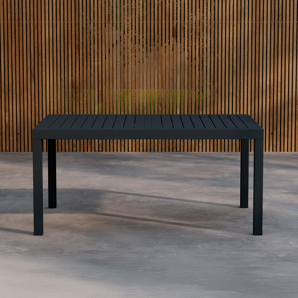 Uitschuifbare tuintafel Grace Zwart