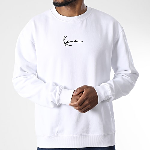 Sweat Crewneck Small Signature 6020164 Blanc