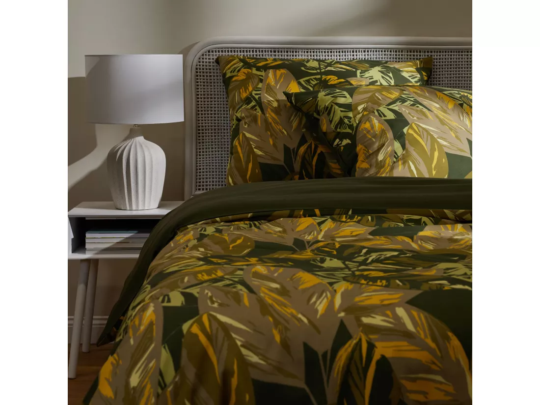 Drap En Microfibre Clovari vert foncé 200 x 220