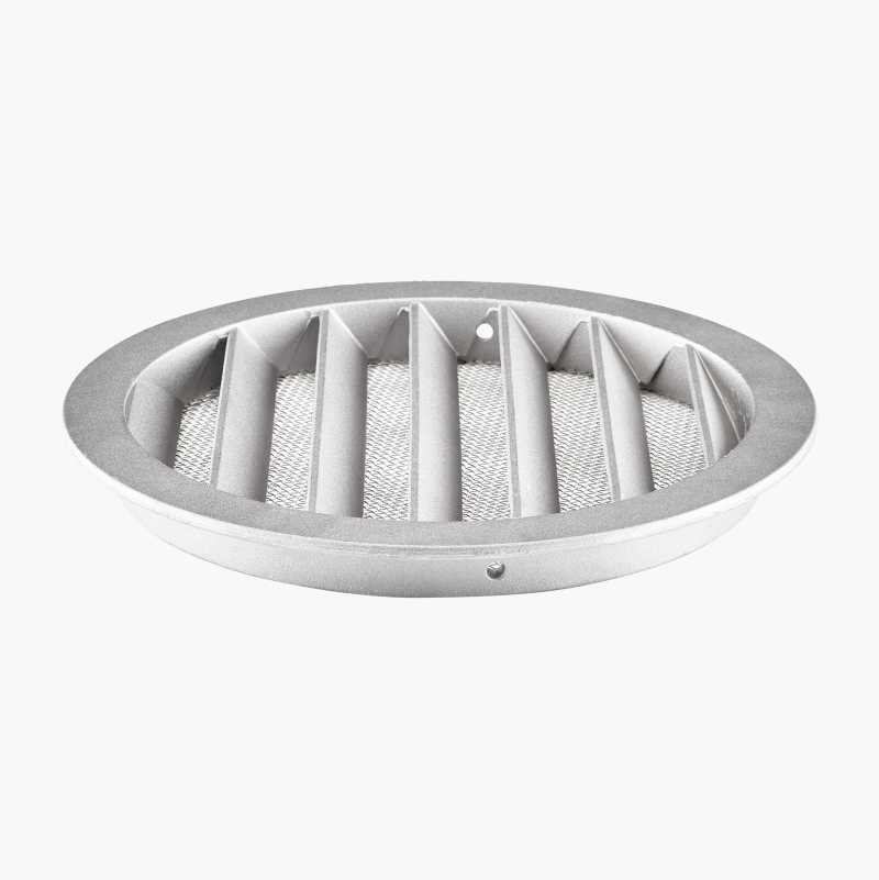 Ventilasjonsgitter aluminium, 100 mm