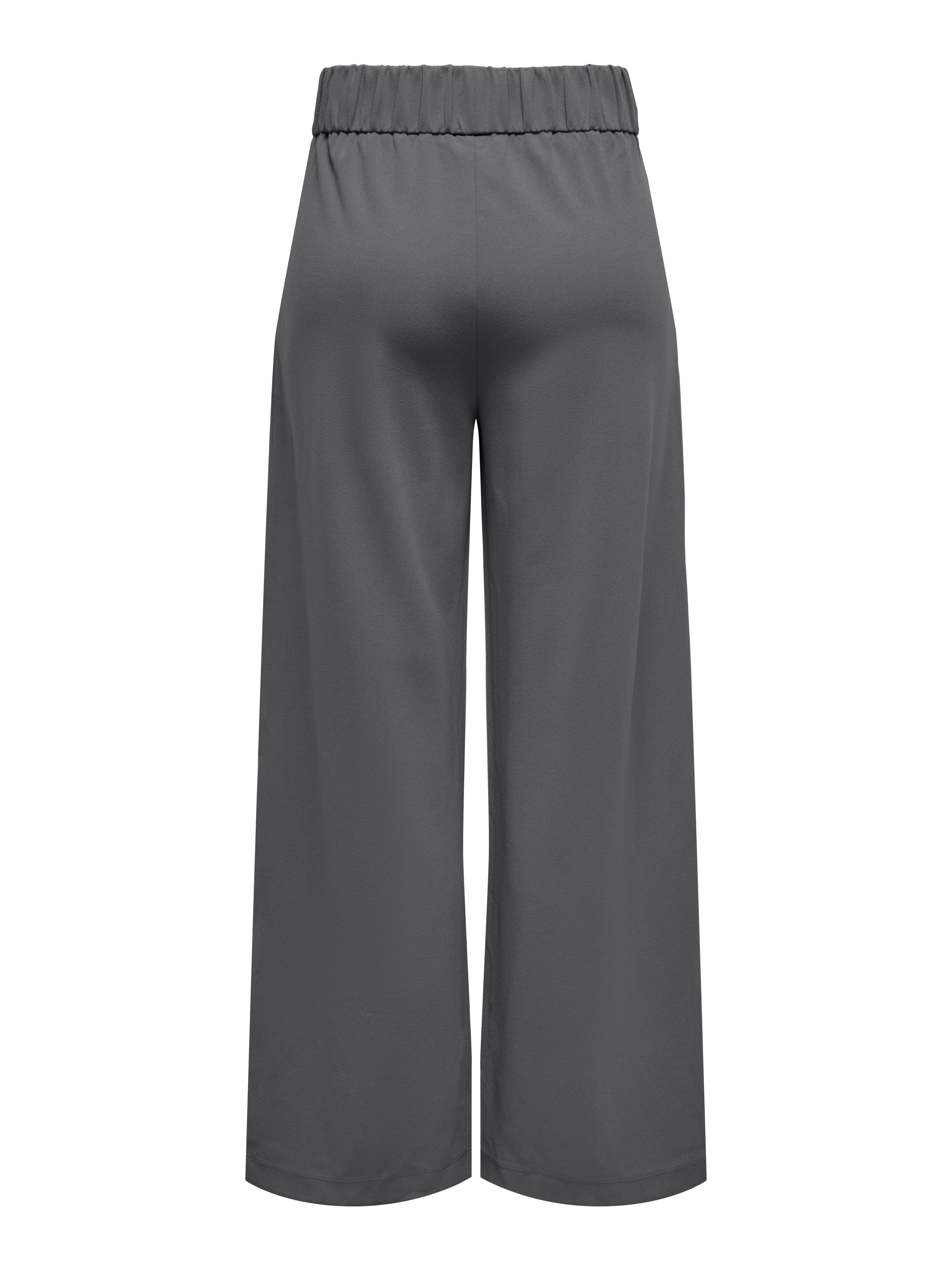 JDYGEGGO Hohe Taille Normal geschnitten Klassische Hose Thunderstorm