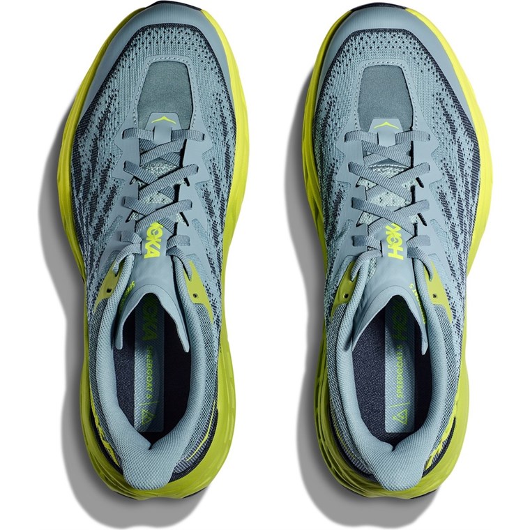 Hoka Speedgoat 5 Youth Stone Blue/Dark Citron