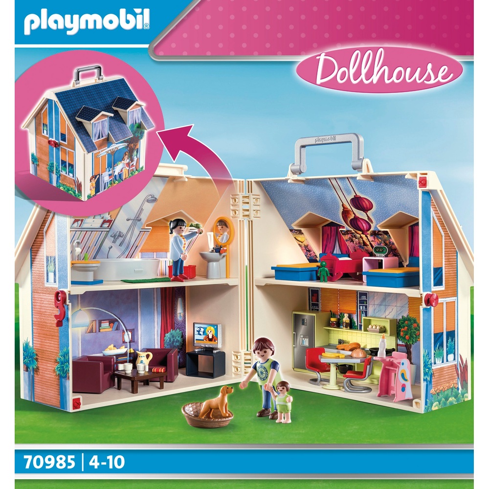 Playmobil 70985 Puppenhaus zum Mitnehmen