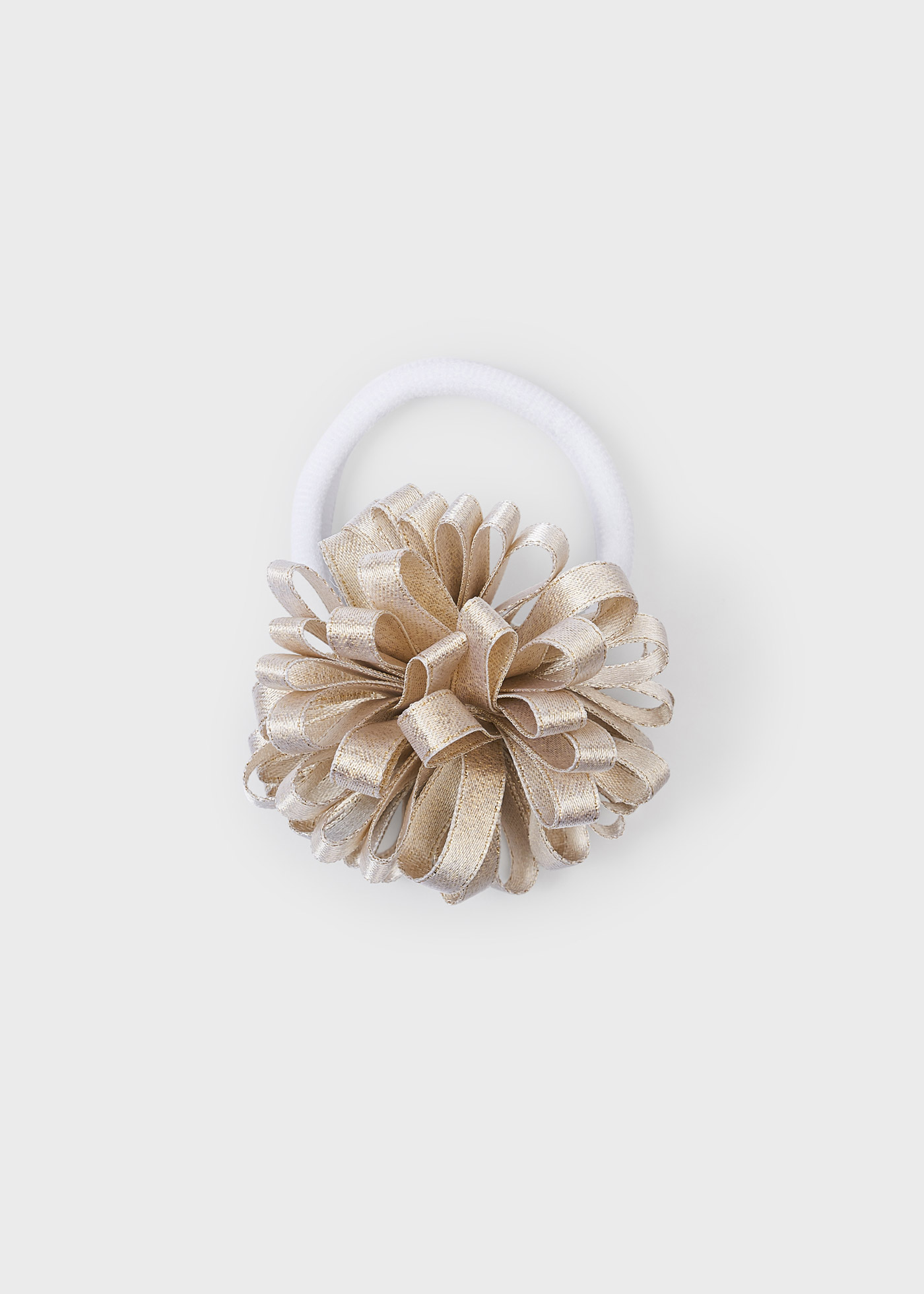 Elástico de cabelo com pompom para menina