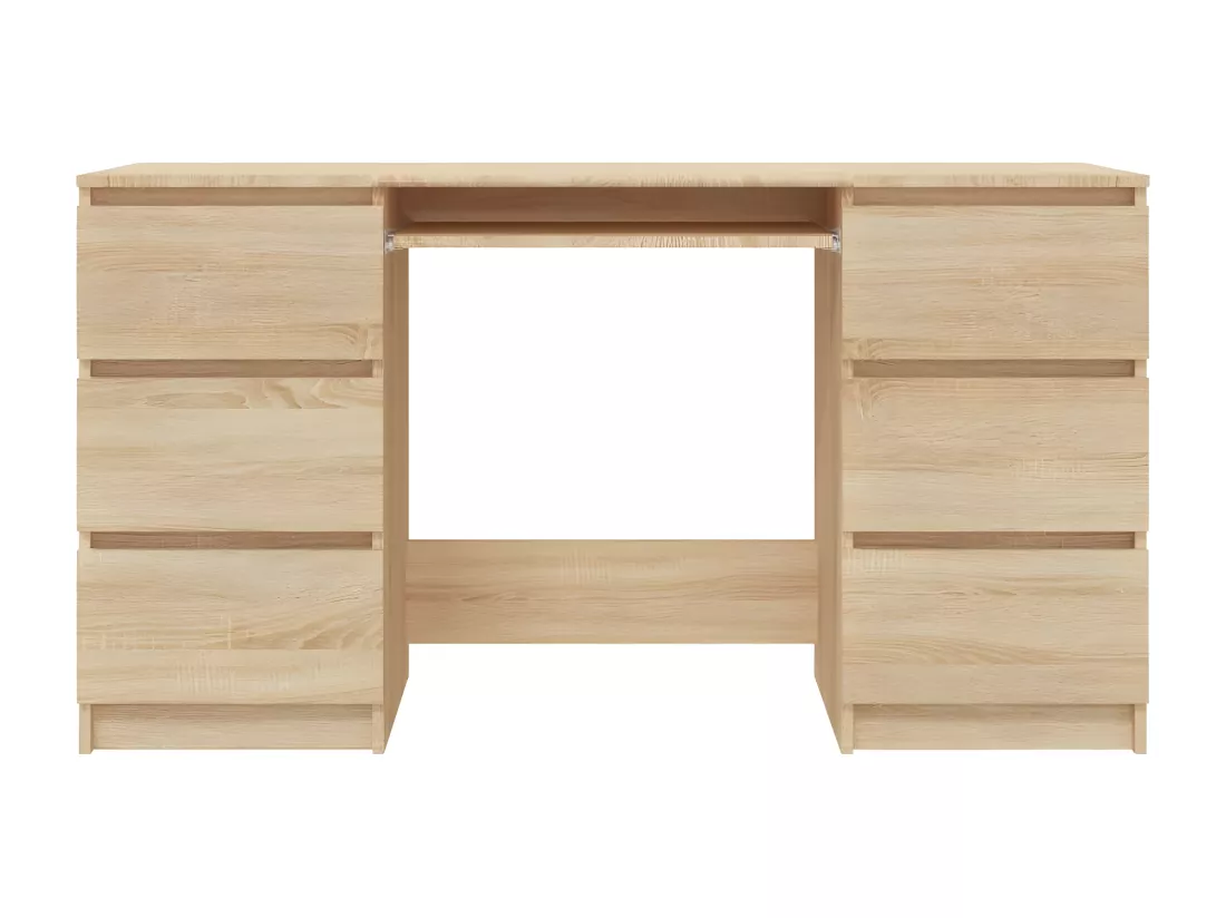 Bureau Chêne sonoma 140x50x77 cm Aggloméré
