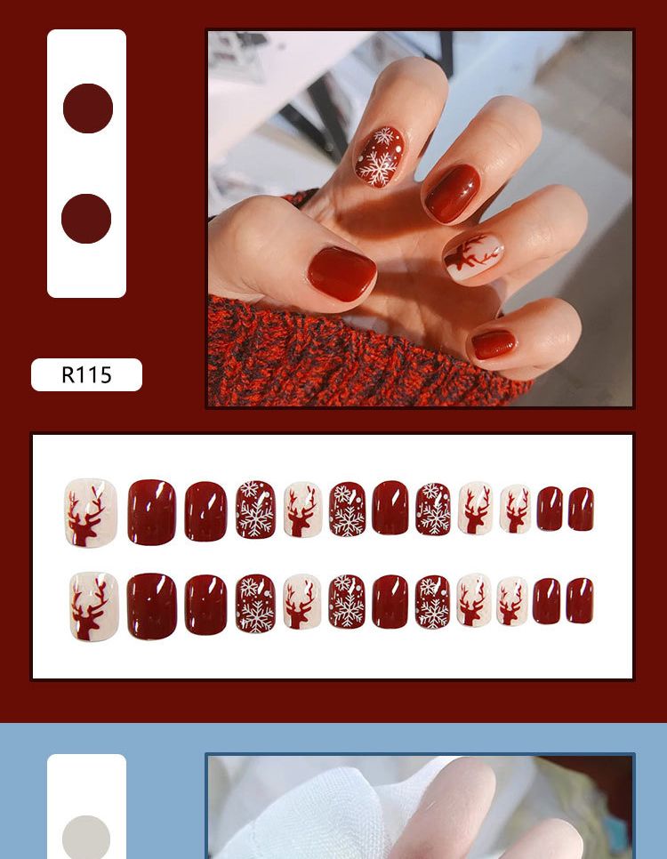 Fainie - Print Faux Nail Tips