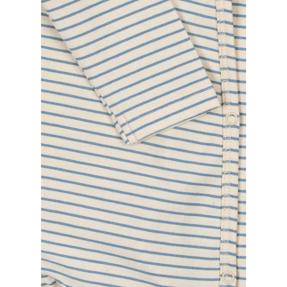 Køb Konges Sløjd Stripe Bluie Basic Newborn Onesie GOTS