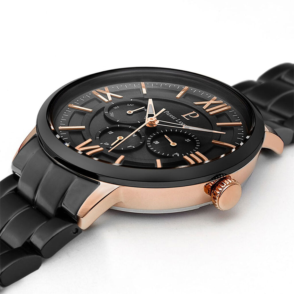 Montre Pierre Lannier Collection Beaucour Noir