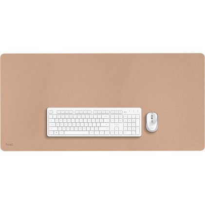 Trust Benya XXL sous-mains Polyvinyl chloride (PVC) Beige