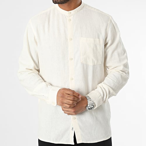 Chemise Manches Longues Allan China Beige