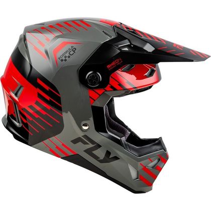 Casque cross Fly FORMULA CP SLICE 2025 - Rouge
