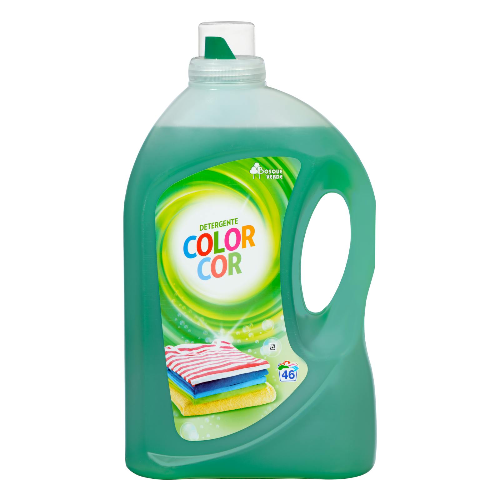 Lessive liquide vert forêt