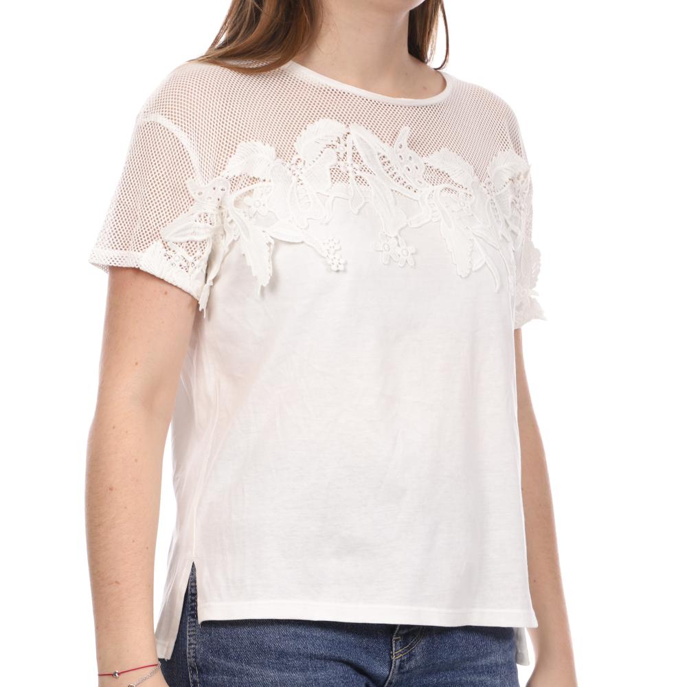 Teddy Smith T-shirt Blanc Femme Teddy Smith Tulco