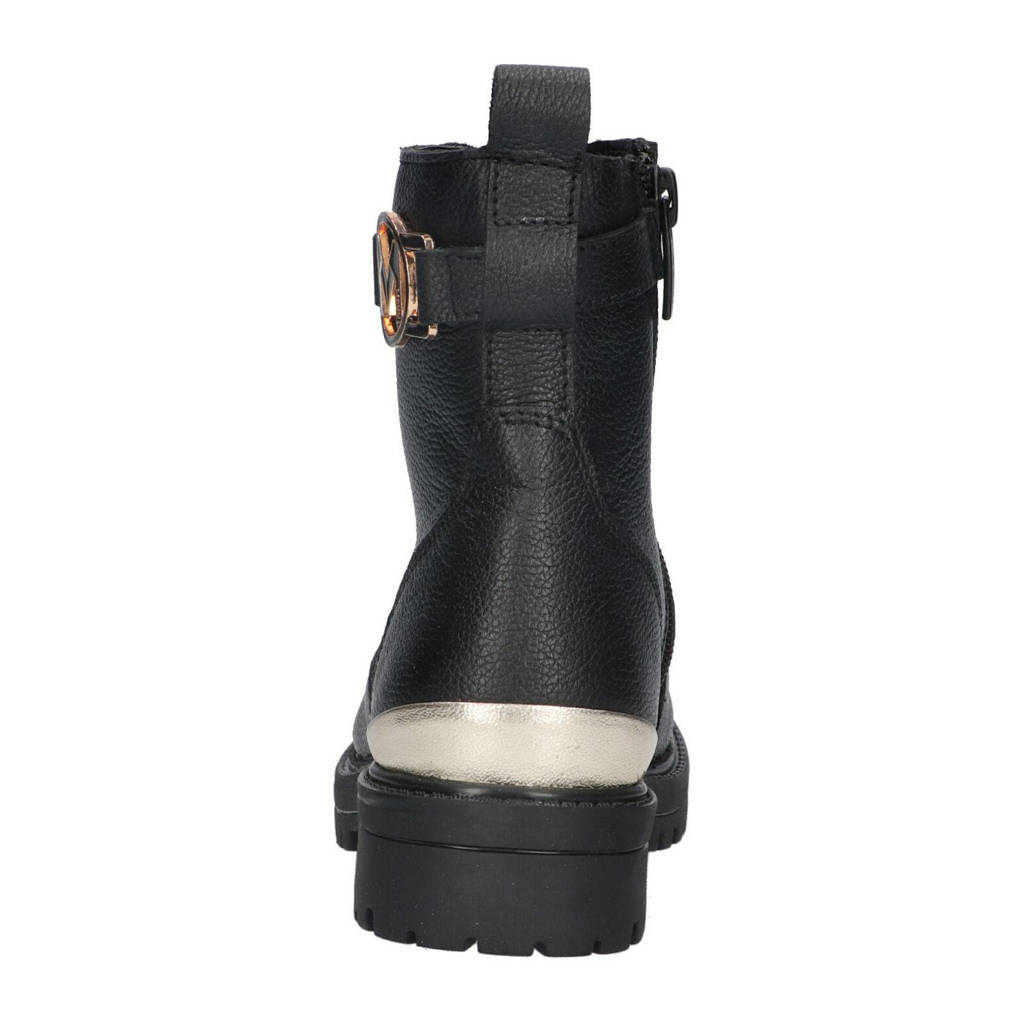 Mexx leren enkelboots zwart