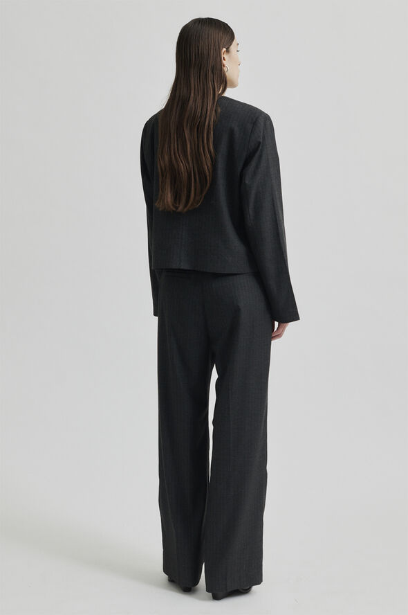 Second Female Wake Trousers Dark grey melange
