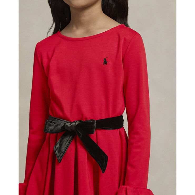 Polo Ralph Lauren PONTE ROMA-LSPLTDDRSS-DR-DAD Rl 2000 red w/ tonal c9760
