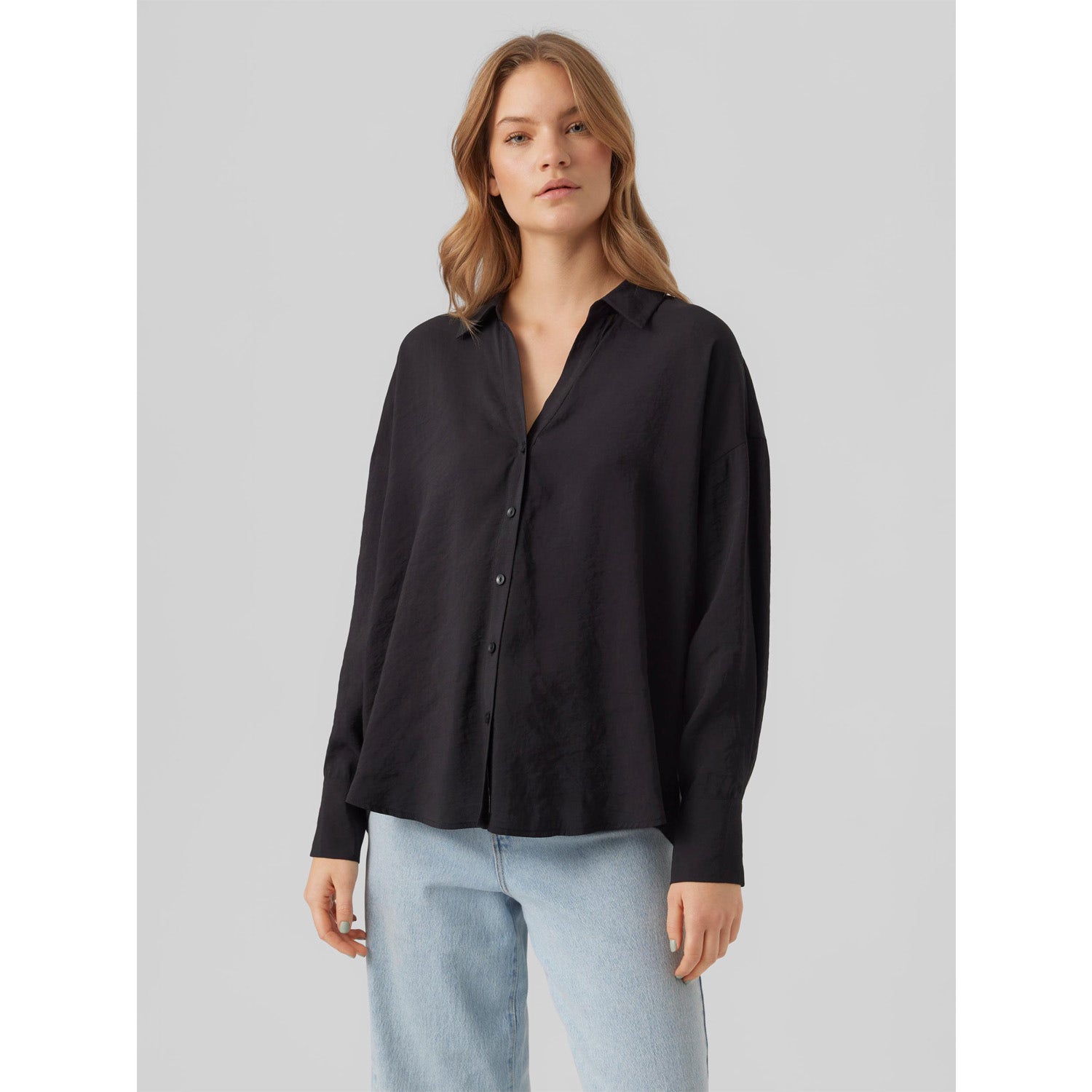 Vero Moda  Queeny Longsleeve Oversize Shirt