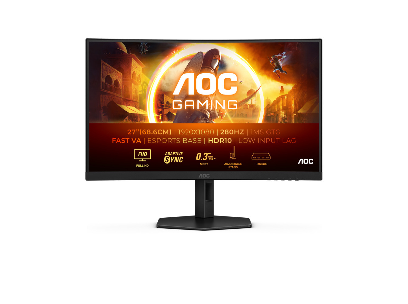 MONITOR GAMING AOC C27G4ZXU (27\