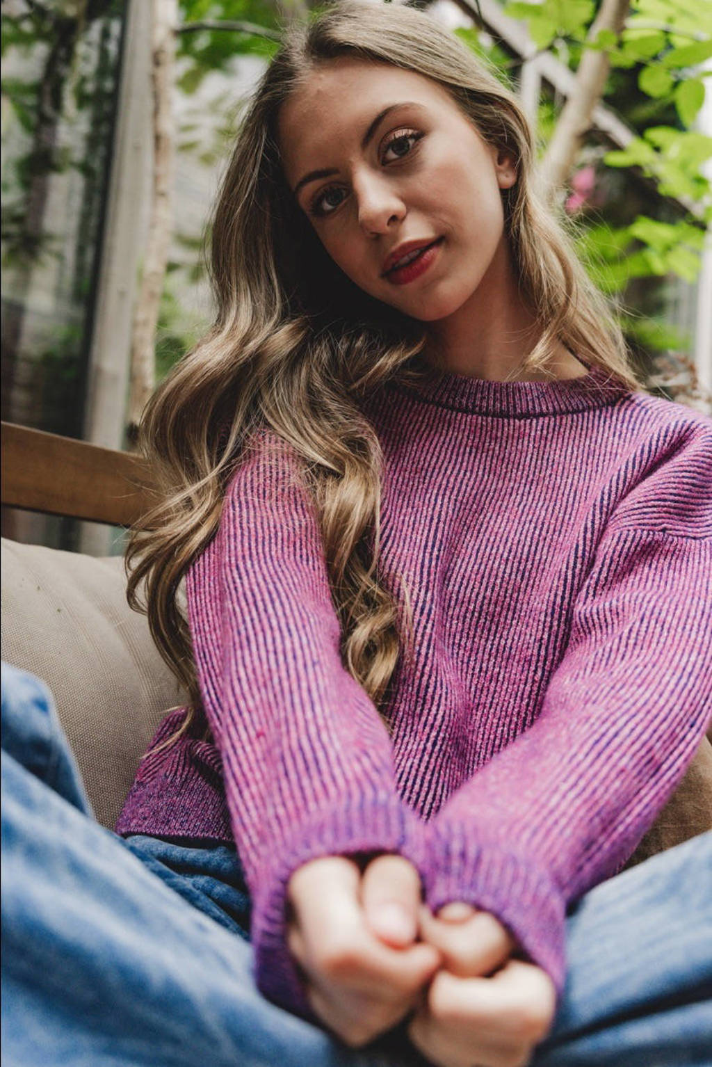 LOOXS pullover roze