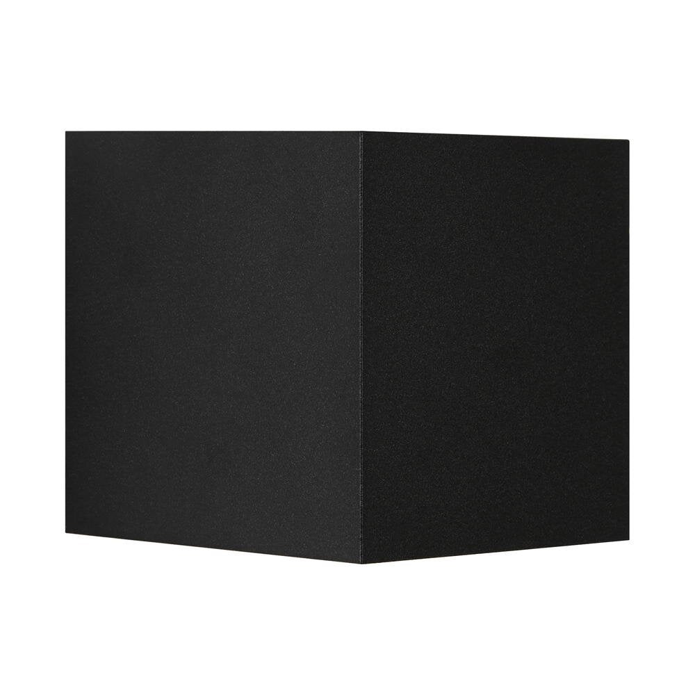 LED wandlamp Milda Kubi in zwart 2x 2,45W 290lm IP44