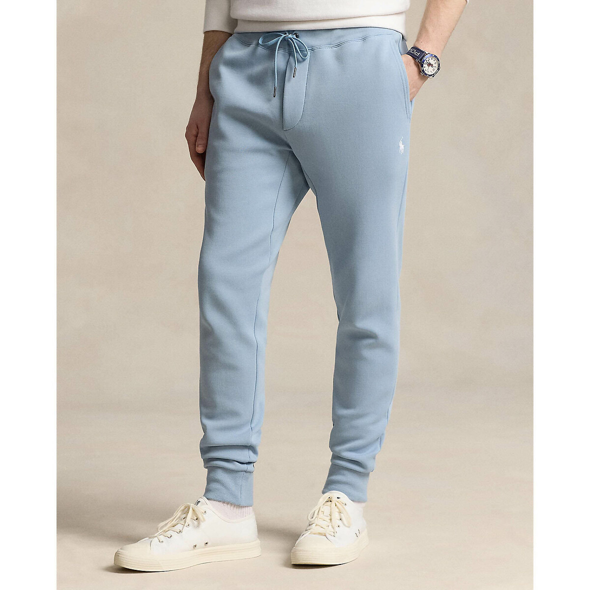 POLO RALPH LAUREN<br>Calças esportivas de malha dupla