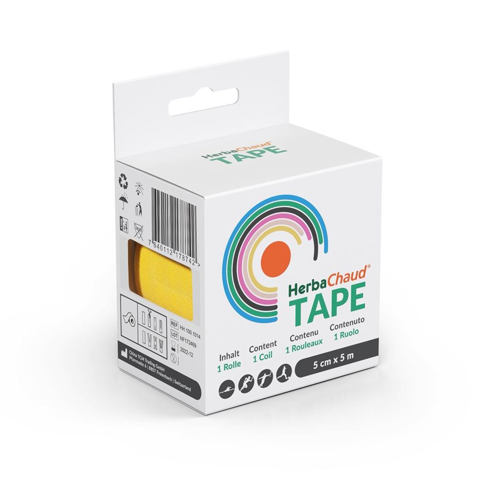 HERBACHAUD Tape<br>1 Stück, 5cmx5m, gelb