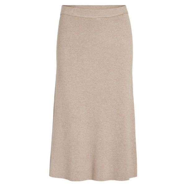 Vila Comfy Long Skirt Beige XL Mulher