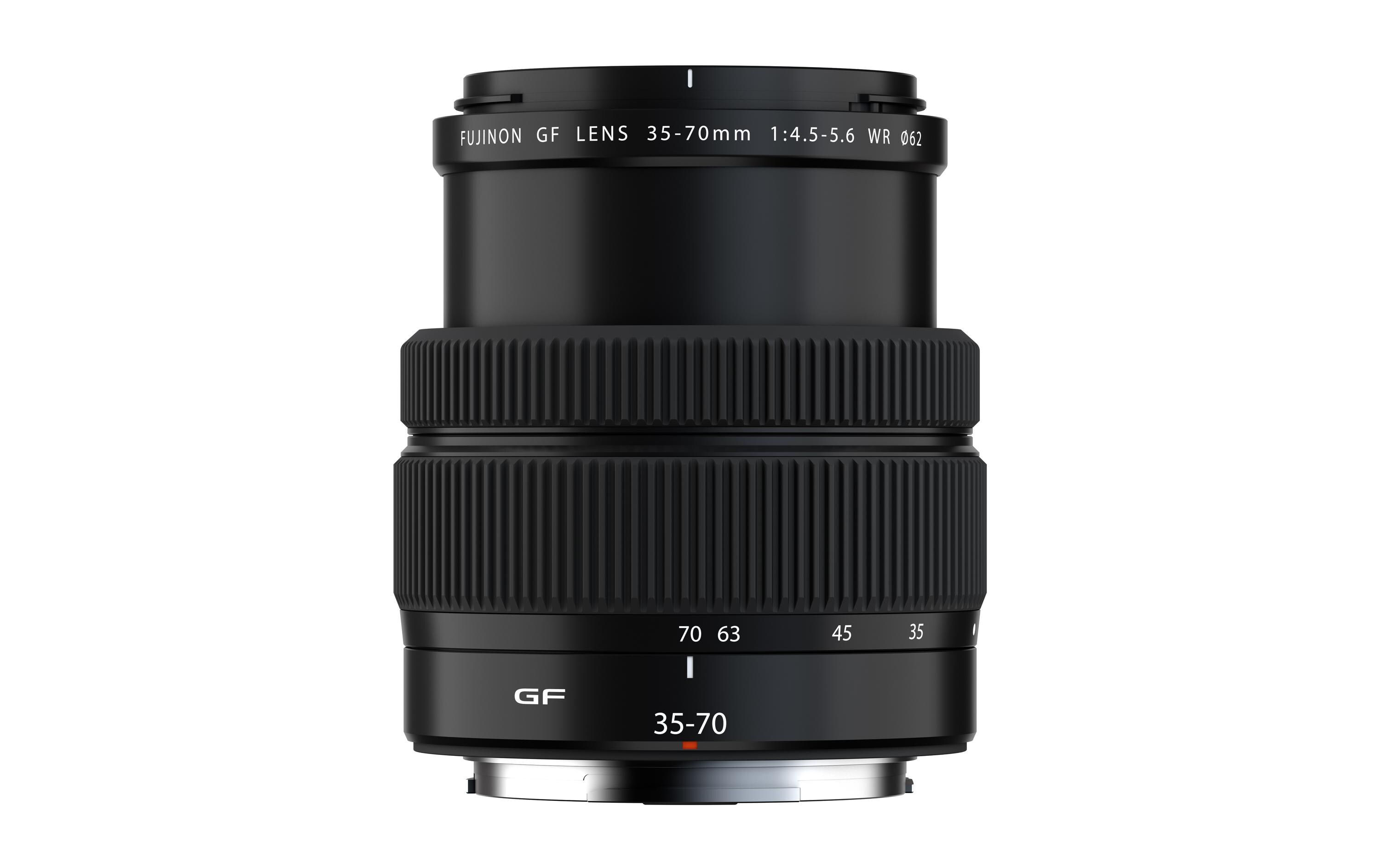 Zoomobjektiv FUJINON GF 35-70mm F4.5-5.6 WR – G-Mount<br>Leichtes und handliches Zoom-Objektiv für Systemkameras der FUJIFILM GFX Serie