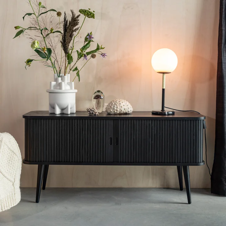 Zuiver - Barbier Sideboard mit Schiebetüren, Esche