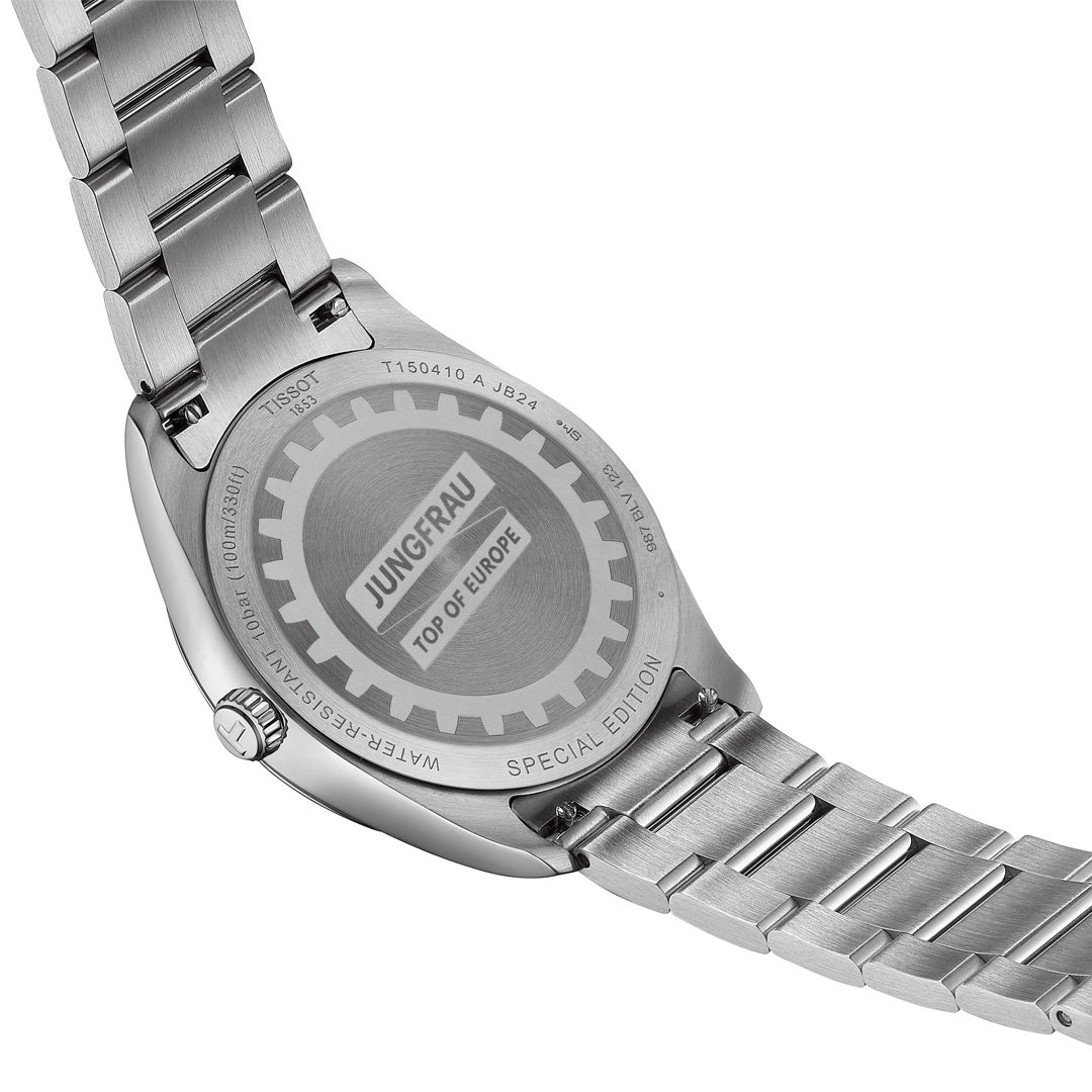 Tissot PR 100 Jungfraubahn Quartz 40mm Silbrig