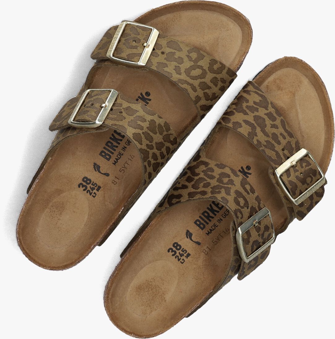 bruine birkenstock slippers arizona bs