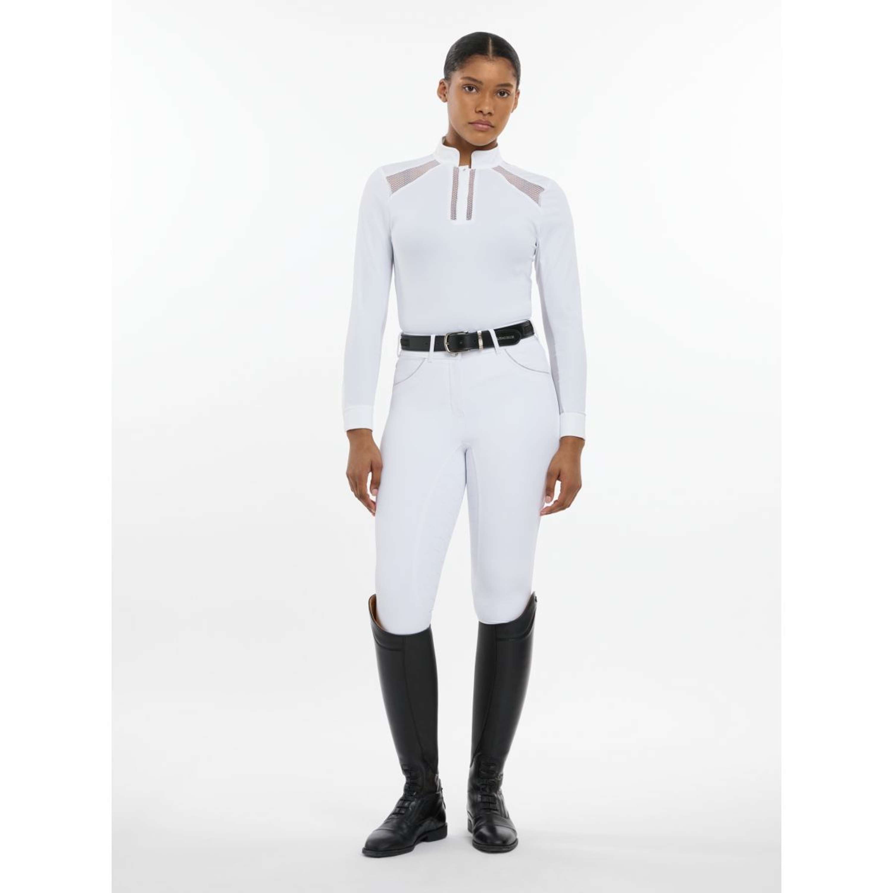 LeMieux Wedstrijdshirt Camille Lange Mouwen Wit
