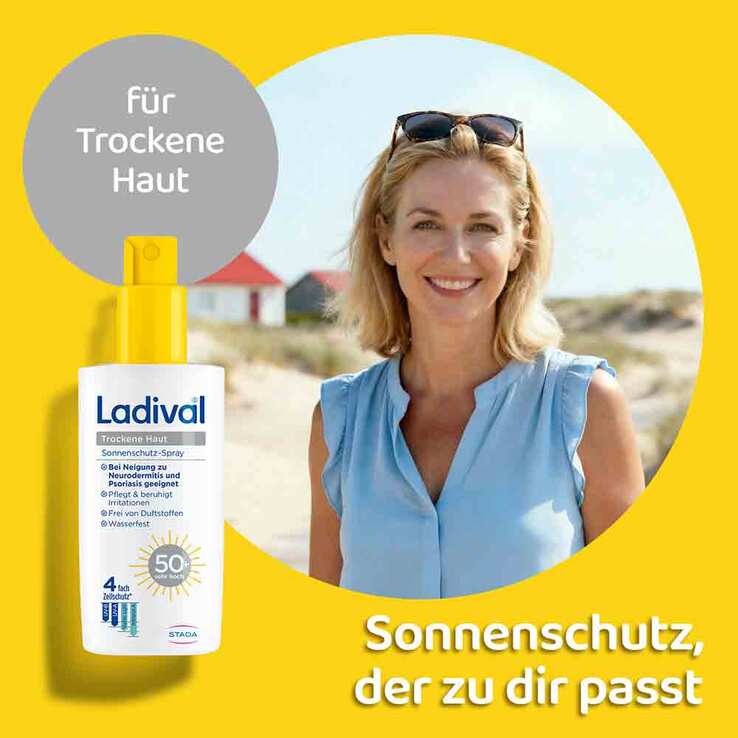 Ladival trockene Haut Sonnenschutz-Spray LSF 50 + , 150 ml