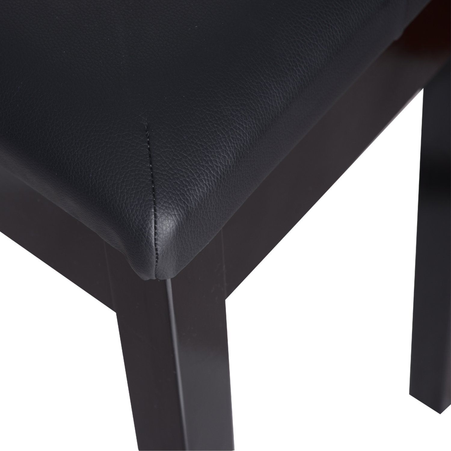 HOMCOM Klavierhocker mit Stauraum schwarz 75 x 35 x 50 cm (LxBxH)