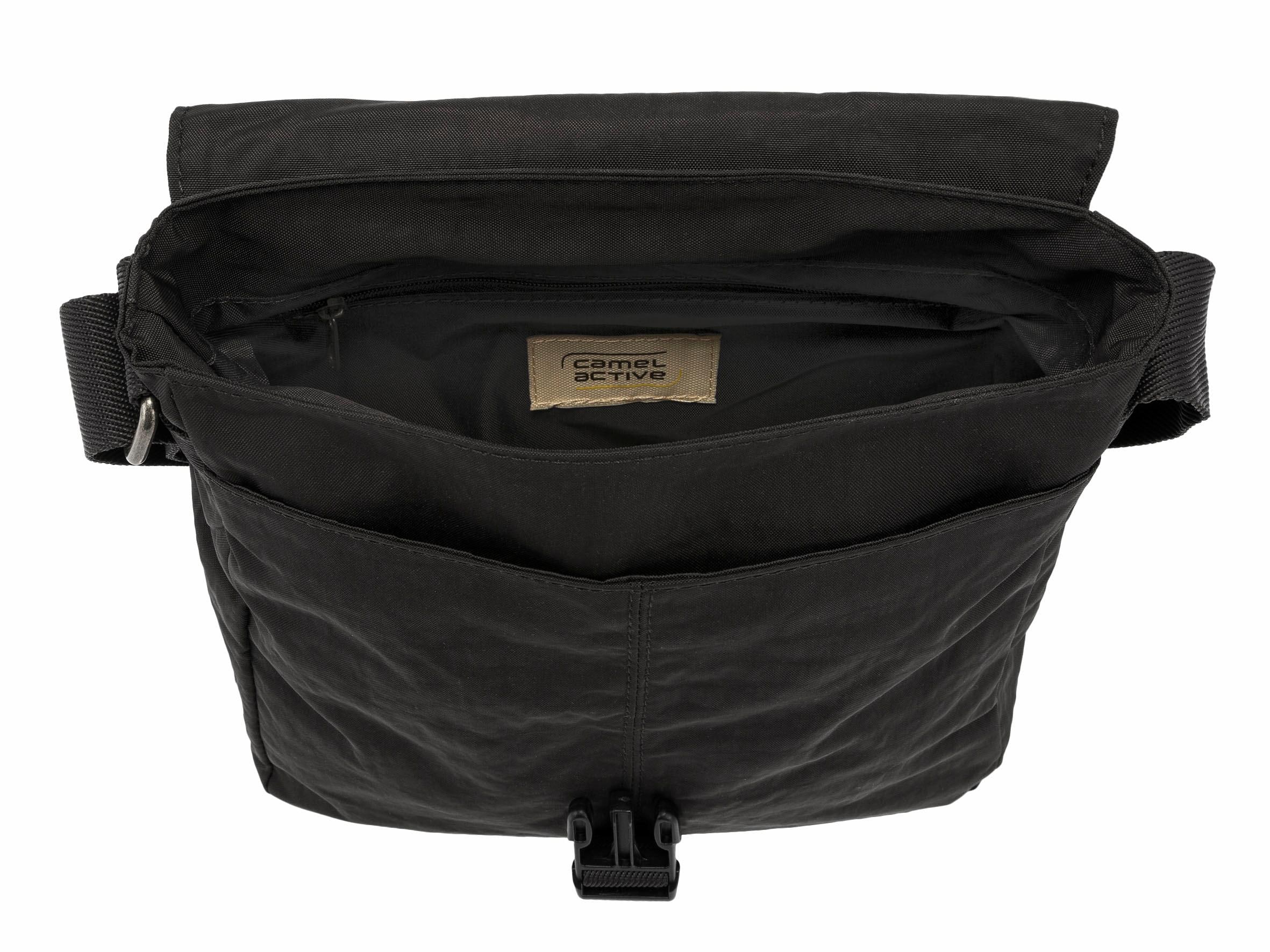 camel active Umhängetasche »Journey« aus leichtem robusten Nylon, funktional perfekt für alle Lebenslagen