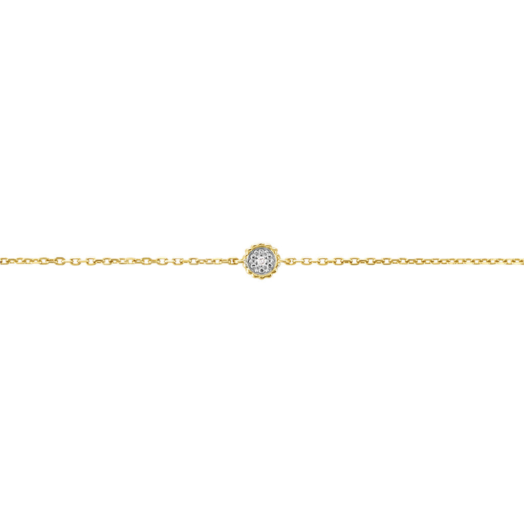 Bracelet Mon 1er Diamant Or Jaune Diamant