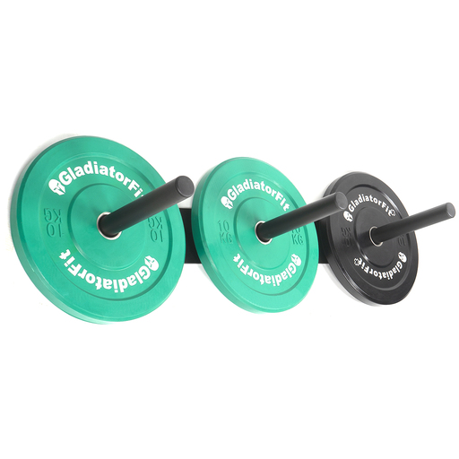 Suporte de parede Gladiatorfit em aço para discos de Ø 51 mm