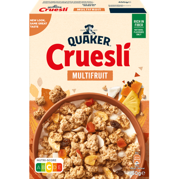 Quaker Cruesli Multifruit Ontbijtgranen 450 gr