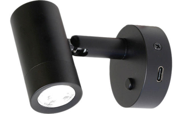Frilight Aufbauspot Mini Tube D4 mit USB-C Ladeanschluss