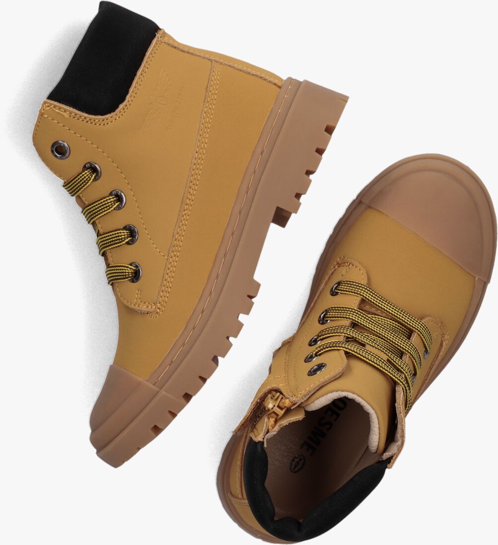 SHOESME gele shoesme veterboots sw21w007