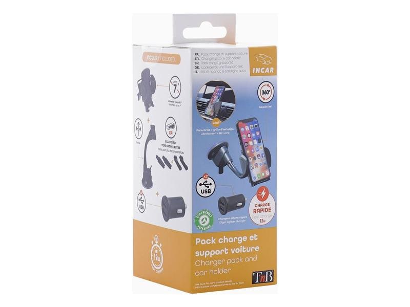T`nB Smartphone-Halterung Set, 3 in 1 PHONEPACK1 Smartphone Halterungs-Set