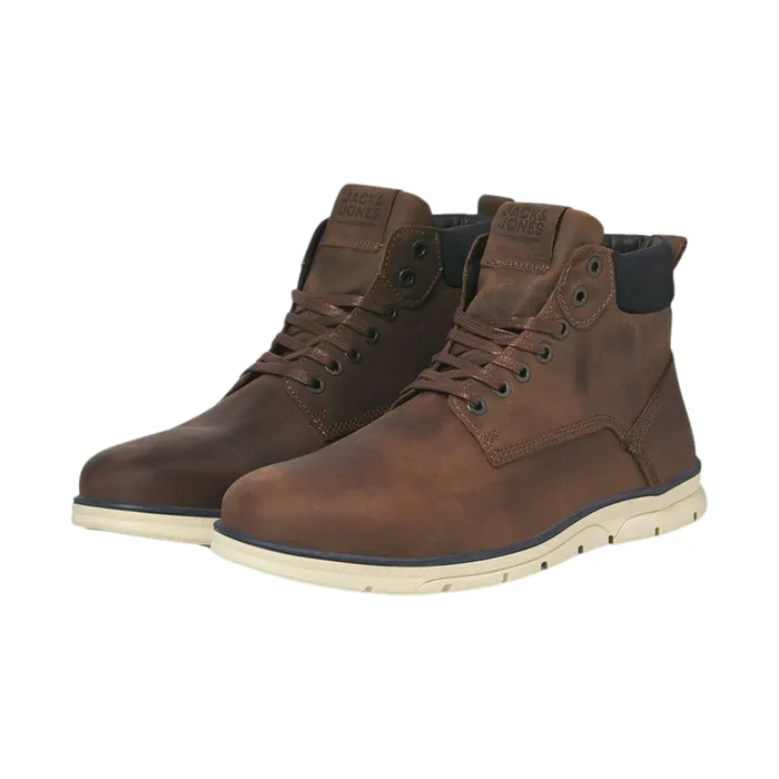 Jack & Jones Tubar Leather Brandy Schoenen Heren