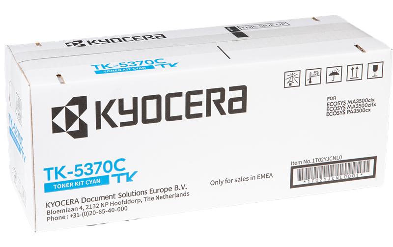 Toner TK-5370C Cyan<br>Druckerpatrone, Cyan