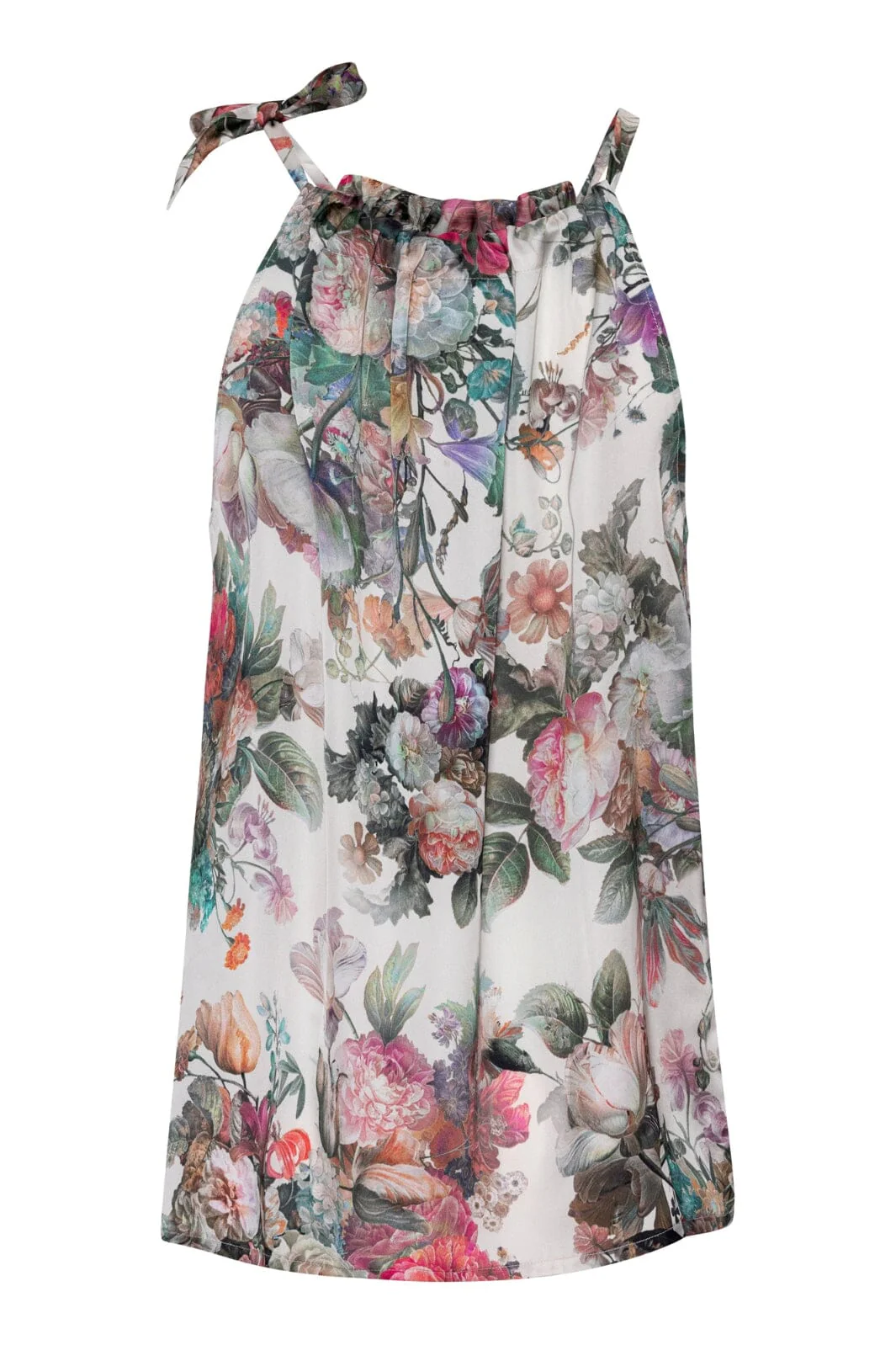 Karmamia Ruffle Tie Top white eden