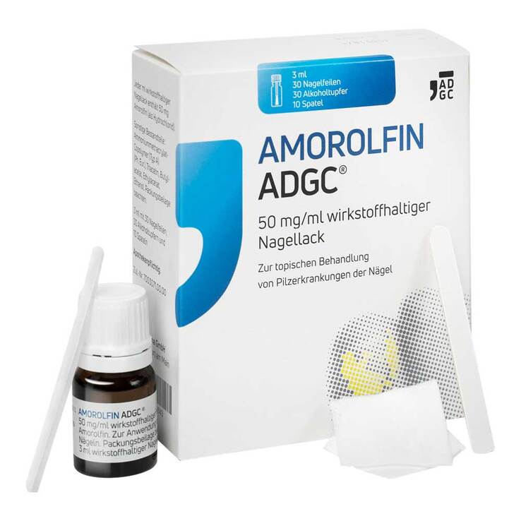 Amorolfin ADGC 50 mg / ml wirkstoffhalt.Nagellack, 3 ml