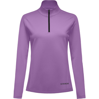 Gore Wear Everyday Mid 1/4-Zip  Langarmtrikot Scrub Purple Damen